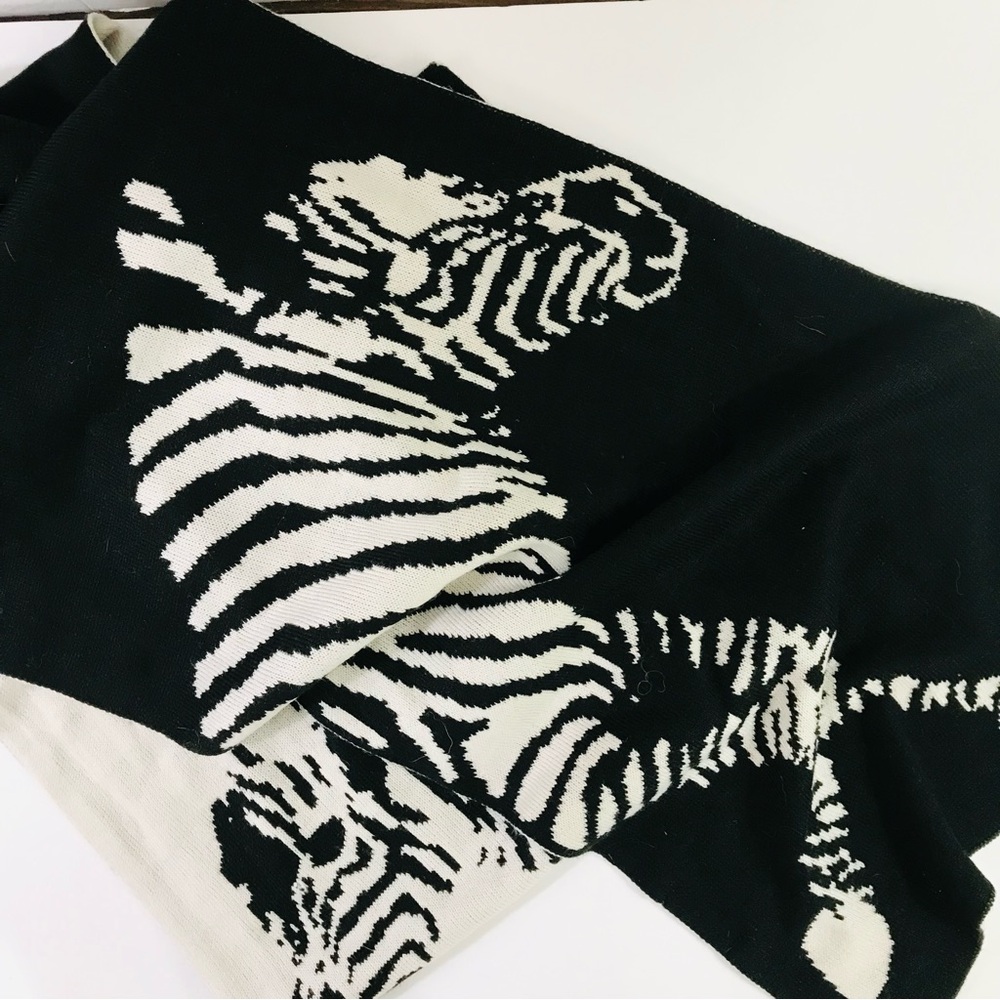 Charming Charlie  Zebra Scarf